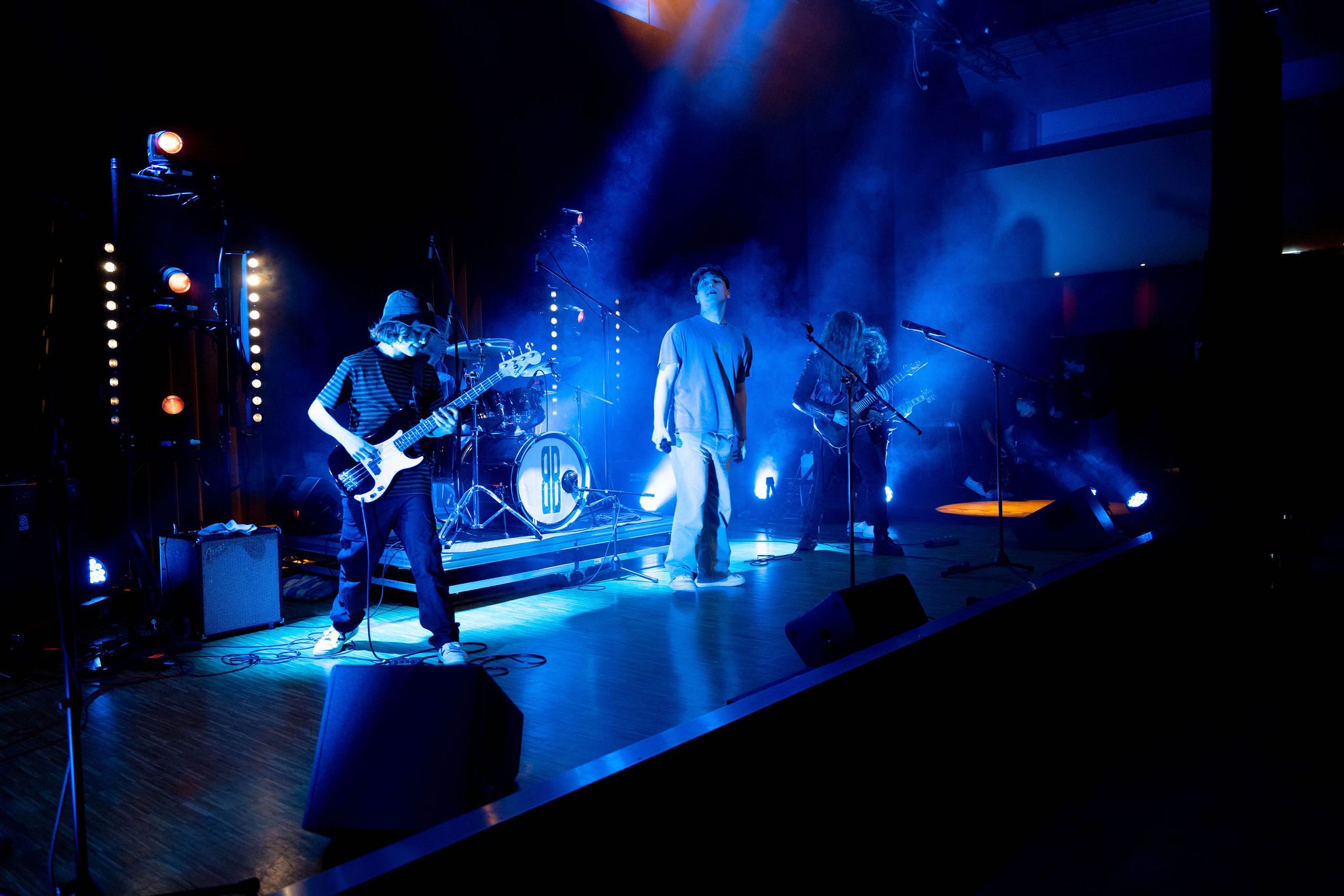 Die Band Common Market auf der Bühne beim Live-Konzert des SRH School Band Awards 2024