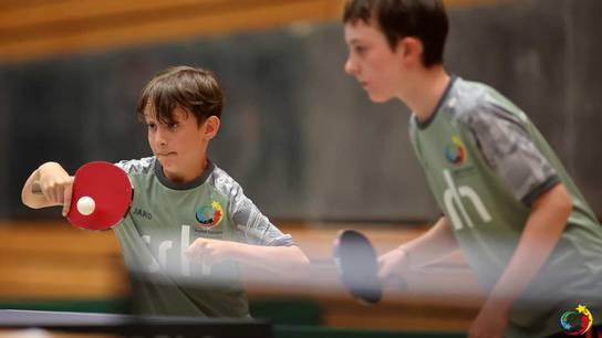 Schüler der SRH Stephen-Hawking-Schule beim Bundesfinale Para-Tischtennis 2025