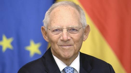 Portrait von Dr. Wolfgang Schäuble; er übernimmt die Schirmherrschaft über den Pilgerweg Camino Incluso